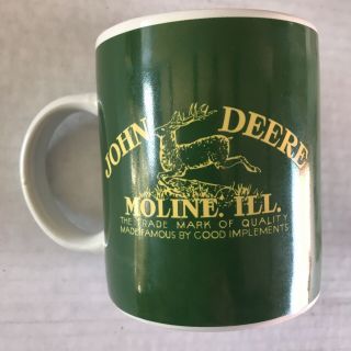 John Deere Coffee Mug Cup 11 Oz Moline Illinois Tractor Green Licensed By Gibson 2