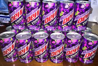 1x Mountain Dew Violet From Japan Exclusive Grape Flavor Very Rare & Delicio