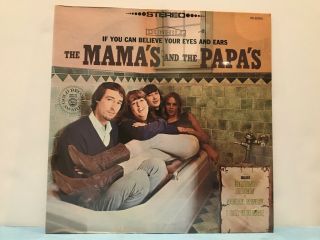 The Mamas And The Papas " If You Can Believe Your Eyes And Ears " Lp 1966