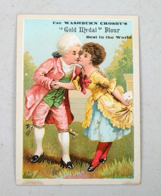 Victorian Trade Card Washburn Crosby 