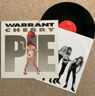 Warrant Cherry Pie Vinyl Album Lp - Cbs 467190 1