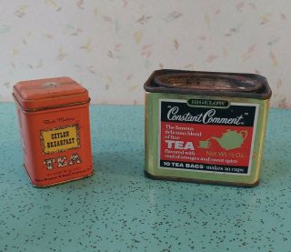 Vintage John Wagner & Sons Ceylon Breakfast Tea Tin Constant Comment Tea Tin
