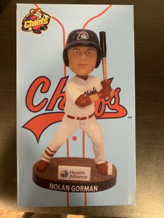 Nolan Gorman Bobblehead Peoria Chiefs Sga 5/17/19 St.  Louis Cardinals Made 1000