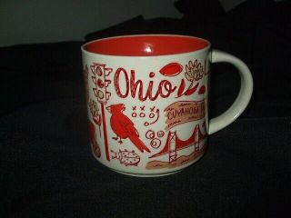 Vintage Starbucks Coffee Cup Mug Ohio Been There Series 2017 W/tag