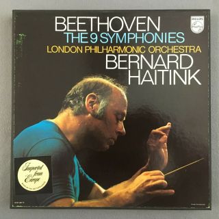 C079 Beethoven The 9 Symphonies Haitink Lpo 7lp Philips 6747 307 Stereo