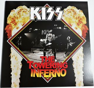 Kiss – The Towering Inferno – Usa / Philadelphia,  Oct.  1975,  Color Vinyl 2lp,  Gf