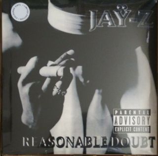 Jay - Z ‎reasonable Doubt 2x Lp White Colored Vinyl Import