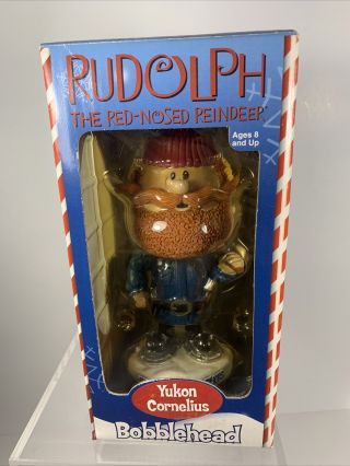 2002 Yukon Cornelius Rudolph The Red - Nosed Reindeer Bobblehead
