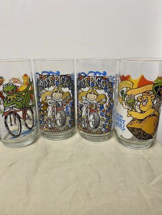 Set Of 6 Vintage 1981 Great Muppet Caper The Muppets Mcdonald 
