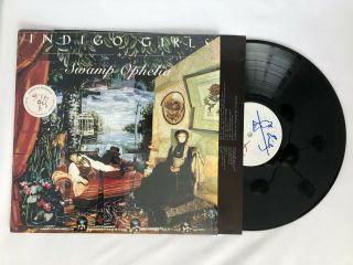 Indigo Girls Swamp Ophelia Vinyl Record Lp Shrink Album Signed Label Limited Ed