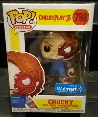 Walmart Exclusive Childs Play 3 Bloody Chucky Funko Pop Figure Horror