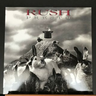Rush,  Presto,  Vinyl Lp 1989 Atlantic Anthem,  Lifeson,  Peart,  Lee