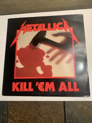 Metallica Kill Em All Vinyl 1983 Megaforce