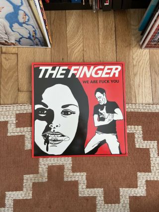The Finger - We Are Fuck You - Black Vinyl Lp - M/nm - Ryan Adams Jesse Malin