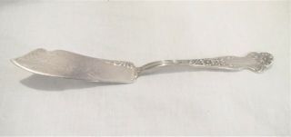 Sterling Silver Butter Knife W/ Daisy On Handle,  31.  9 Gms Blackinton Pat.  1904