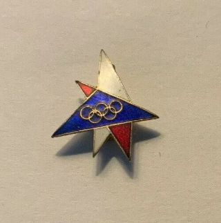 Squaw Valley California Olympic Pin Badge Noc From The 1960 Olympiad