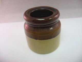 Small Vintage Ceramic Jar By Armbee San Francisco Brown On Brown