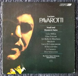 Luciano Pavarotti - Verdi And Donizetti Arias - London Opera Theater Autographed