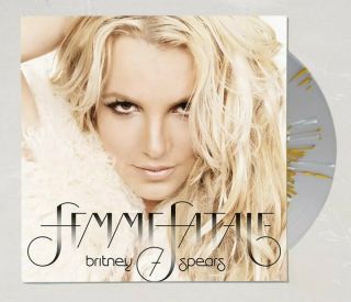 Britney Spears Femme Fatale Limited Edition Clear Splatter Vinyl