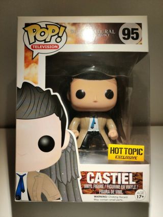 Funko Pop Television 95 Supernatural Castiel With Wings Exclusive Hot Topic