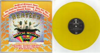 The Beatles Lp Yellow Vinyl Magical Mystery Tour Uk 1978 Parlophone Pctc 255