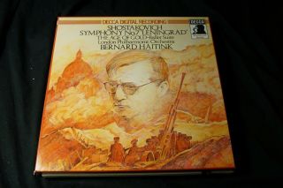 Shostakovich Symphony No.  7 " Leningrad " Bernard Haitink Decca Digital Nm 2 - Lp Box