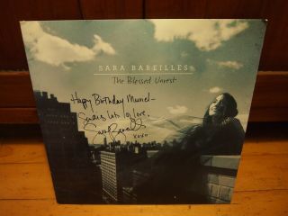 Sara Bareilles - The Blessed Unrest - Autographed 2 Lp Epic Nm - Signed