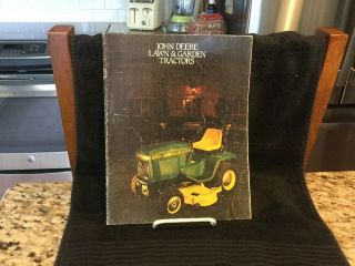 1986 John Deere Lawn & Garden Tractors Sales Brochure A - 50 - 85 - 11 Vg