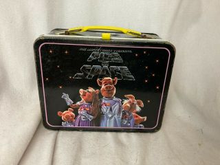 Vintage Thermos Pigs In Space Lunchbox (lunch Box) Muppets,  Henson,  Miss Piggy