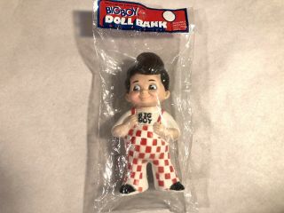 Vintage Bob’s Big Boy Doll Bank Package Factory