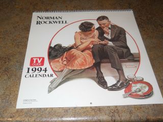 Norman Rockwell ' s TV Guide Calendars - 1994 & 1995 2