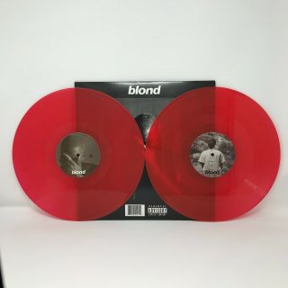 Frank Ocean Blond 2xlp Red Colored Vinyl Record Import Channel Blonde Endless