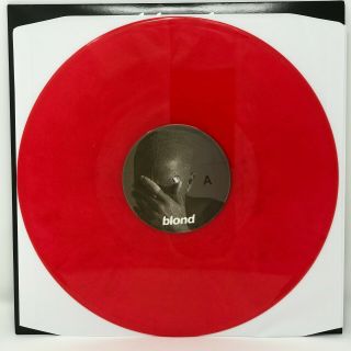 Frank Ocean Blond 2xLP RED Colored Vinyl Record Import Channel Blonde Endless 2