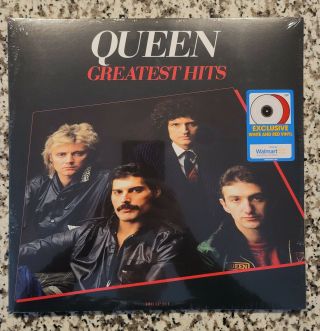 Greatest Hits Red / White Us Double Vinyl Colour Lp - (queen Freddie Mercury)