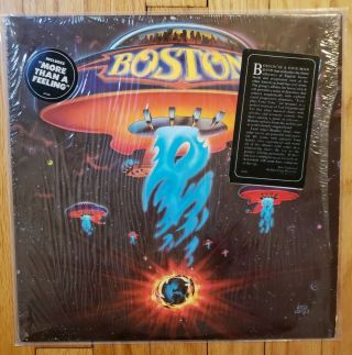 Boston - S/t Self - Titled Lp Vinyl Og Press Debut Us 1976 Vg,  Epic Shrink/hype