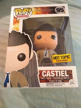 2014 Funko Pop Castiel With Wings 95 Hot Topic Exclusive Nrfb