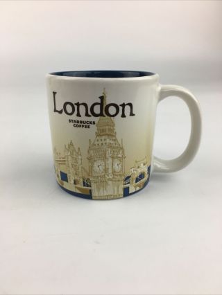 London Starbucks Coffee Mini Mug Cup 3 Oz Icon Collectors Series 2013