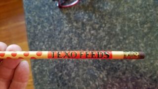 Old Burrus Feed Mills,  Texo Feeds Wooden Pencil,  Ft Worth,  Texas