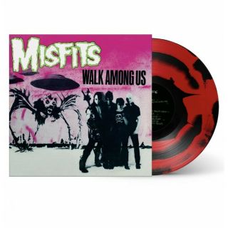 The Misfits Walk Among Us 180g Red & Black Corona Vinyl Lp Eu Only 300 Made