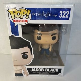 Funko Pop The Twilight Saga 322 Jacob Black Shirtless Vinyl Figure Box Damage