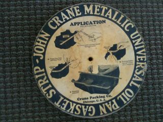 Very Rare Vintage John Crane Metallic Universal Oil Pan Gasket Strip Chicago Usa