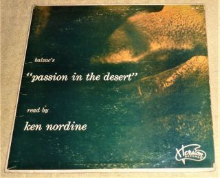 10 " Vinyl Lp By Ken Nordine - Balzac 