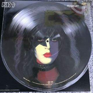LP VINYL ALBUM KISS PAUL STANLEY 1978 USA 1ST PRESS PICTURE DISC NBPIX7123 EX/EX 3