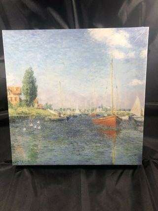 Puzzle Battle Road Press Red Boats Argenteuil Claude Monet 500 Pc 18 " X 21 "