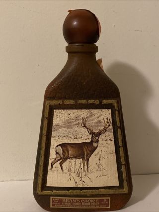 Vintage Jim Beam Mule Deer Bourbon Whiskey Decanter James Lockhart Empty