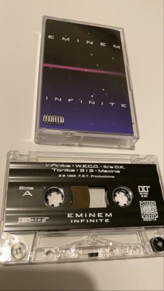 Eminem Infinite Tape Cassette Rare 2020 Pressing Ssep