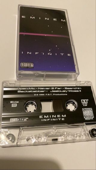 Eminem Infinite Tape Cassette Rare 2020 Pressing SSEP 2