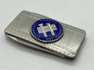 Vintage Aircraft Threaded Products Inc.  Pocket Knife Money Clip By Imperial S2