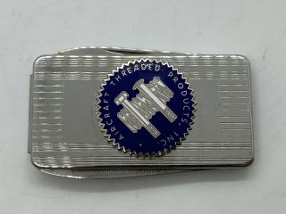 Vintage Aircraft Threaded Products Inc.  Pocket Knife Money Clip by Imperial s2 2