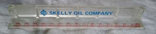 Very Rare Vintage Skelly Oil Co.  Desk Top Note Holder & Ruler